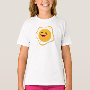 Cute Omelette Design T-Shirt