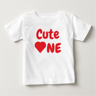 Cute One 1st Birthday Baby T-Shirt