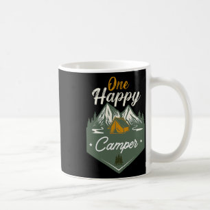 Cute One Happy Camper Birthday Camping Family Matc Coffee Mug