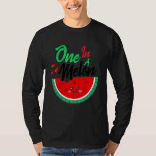 Cute One In A Melon Fruit Cool Summer Watermelon T-Shirt