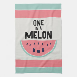Cute One In A Melon Watermelon Tea Towel
