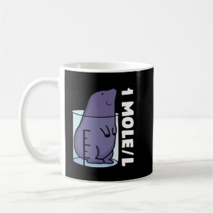 Cute One Mole Per Litre Chemistry Avogadro's Day Coffee Mug