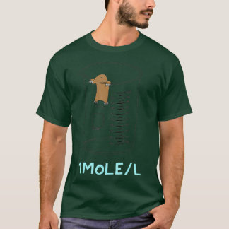 Cute One Mole Per Litre Chemistry Avogadros Day T-Shirt