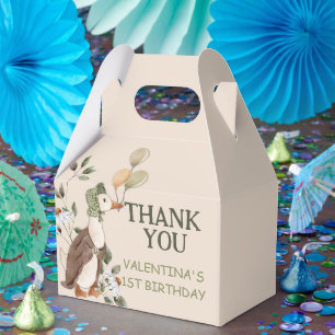 Cute One Silly Goose Nursery Rhymes Birthday Favour Box