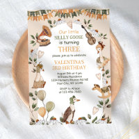 Cute One Silly Goose Vintage Boy Girl Birthday
