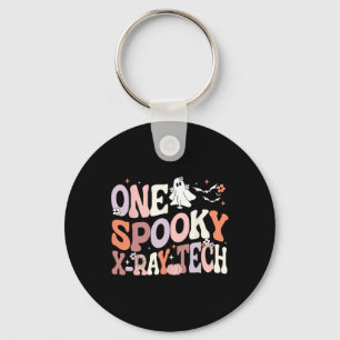 Cute One Spooky X-ray Tech Radiology Technician Ha Key Ring