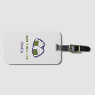 Cute Onigiri personalised Luggage Tag