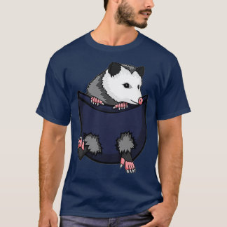 Cute Opossum Pocket lovers Cute Possum Gift T-Shirt