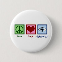 Cute Optometrist Peace Love Optometry