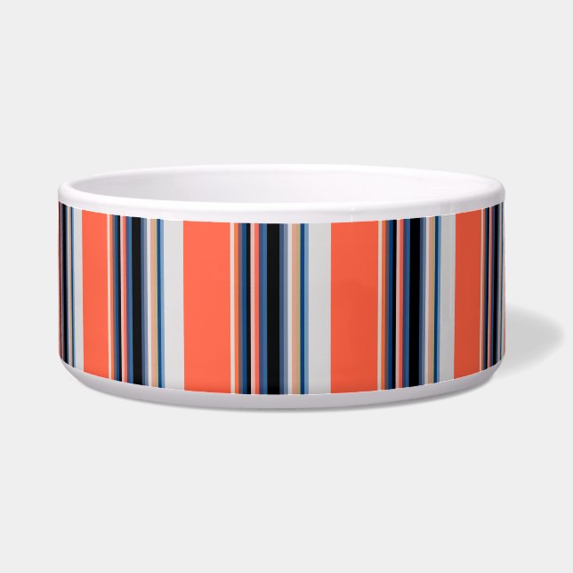Cute orange blue stripes (Front)