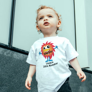 Cute Orange Cartoon Monster Funny Fun for Kids Toddler T-Shirt