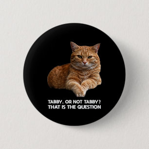 Cute Orange Cat 6 Cm Round Badge