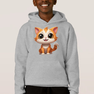 Cute Orange Cat Cartoon Style Character-89738