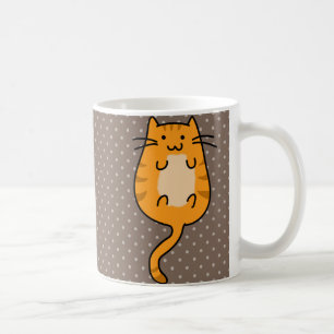 Cute Orange Cat Coffee Mug