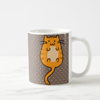 Cute Orange Cat Coffee Mug