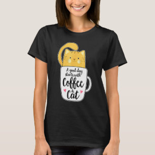 Cute Orange Cat Coffee Mug Cat 1 T-Shirt