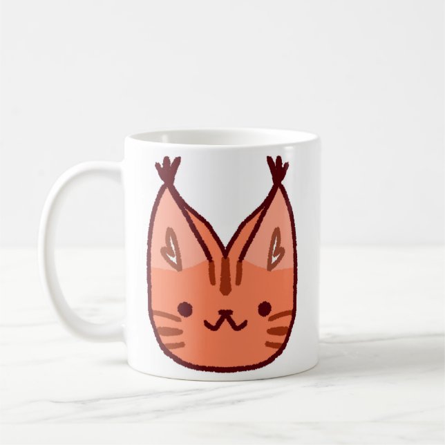 Cute Orange Cat Mug REVISED (Left)