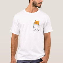 Cute Orange Cat Waving Hello