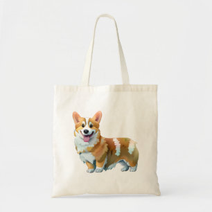 Cute Orange corgi for  a positive mood    Tote Bag