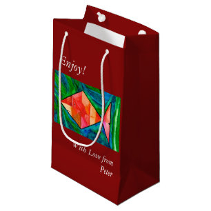 Cute Orange Fish Gift Bag