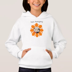 Cute Orange Flower Frame for Pet Photo Fall
