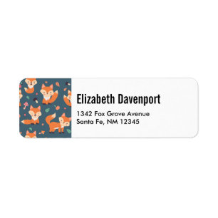 Cute Orange Fox Animal Pattern