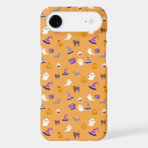 Cute orange Halloween Seamless Pattern - Spooky