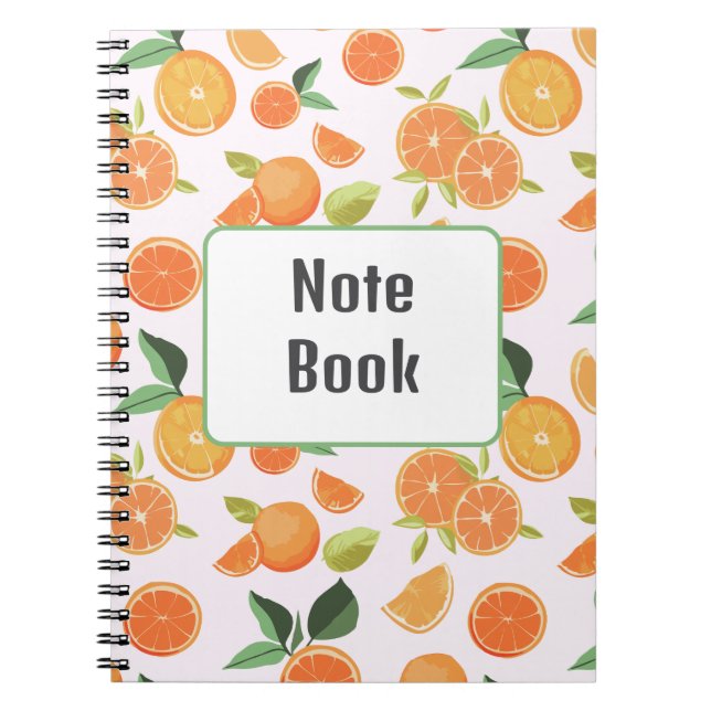 Cute Orange Notebook (Front)
