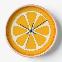 Cute Orange Slice Simple Minimalist Kitchen