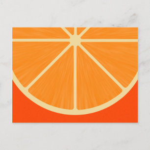 Cute Orange sSlice Postcard