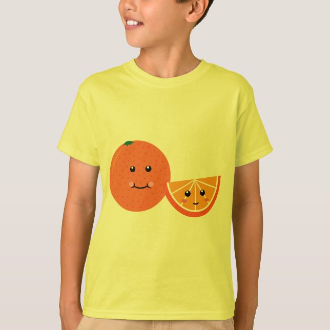 Cute Orange T-Shirt (Front)