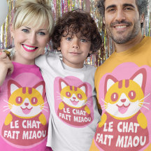 Cute Orange Tabby Cat Kitten Speaks French