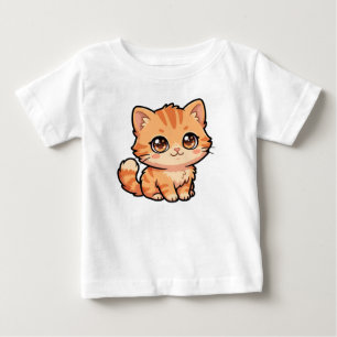 Cute Orange Tabby Kitten Baby Jersey T-Shirt