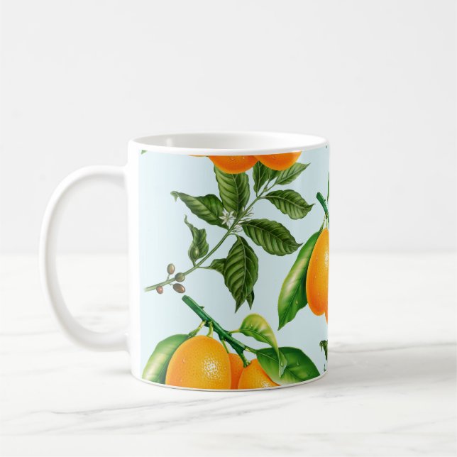 Cute Oranges Coffee Mug (Left)