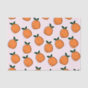 Cute Oranges Tissue Paper