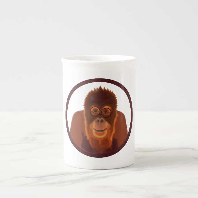 cute orangutan mug (Front)