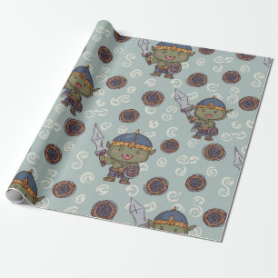 Cute Orc Boy Wrapping Paper