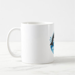Cute Orca Born To Be Wild And Free Coffee Mug