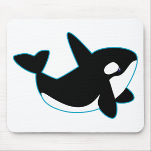 Cute Orca (Killer Whale) Mouse Mat