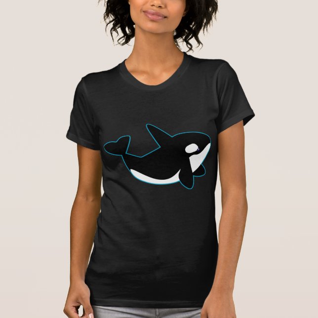 Cute Orca (Killer Whale) T-Shirt (Front)