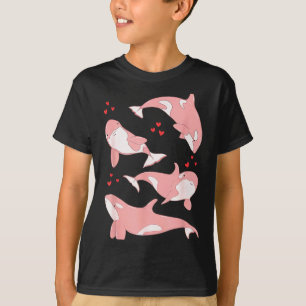 Cute Orca Whale Marine Biologist Sea Animals Valen T-Shirt
