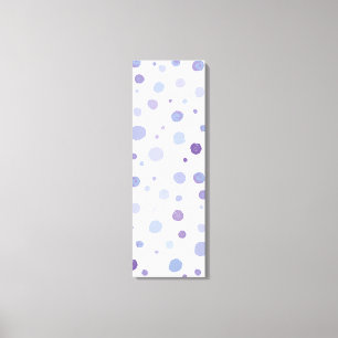 Cute Organic Brushstroke Dot Artwork Canvas Print
