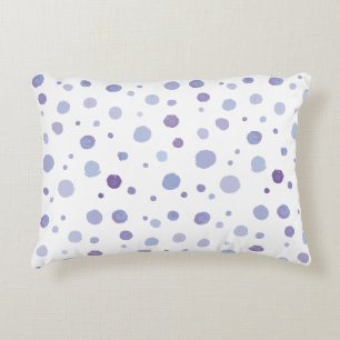 Cute Organic Brushstroke Dot Artwork Decorative Cushion