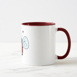 Cute Organic Brushstroke Dot Artwork Mug