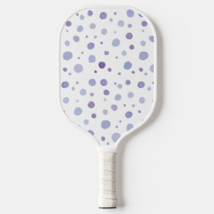 Cute Organic Brushstroke Dot Artwork Pickleball Paddle