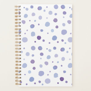 Cute Organic Brushstroke Dot Artwork Planner