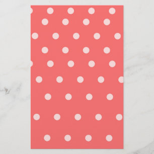 Cute Organic Brushstroke Dot Artwork Stationery
