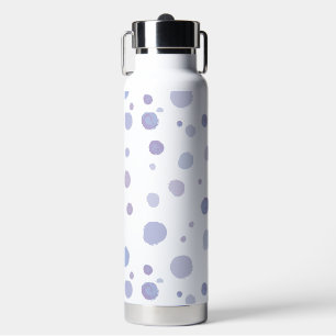 Cute Organic Brushstroke Dot Artwork Water Bottle