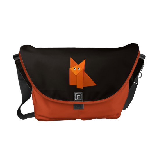 Cute Origami Fox Dark Commuter Bags