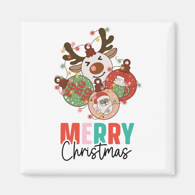 Cute ornaments - Merry christmas  Magnet (Front)